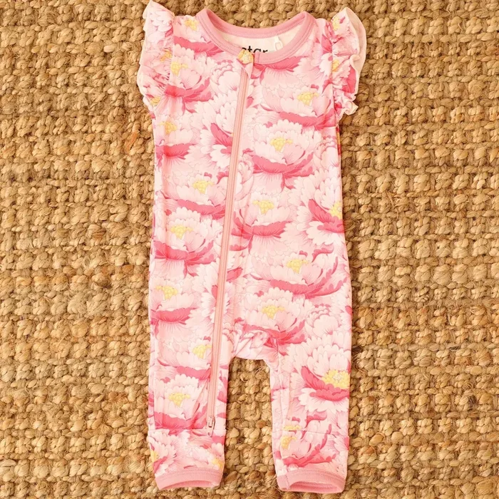 Blush Dreams Floral Romper