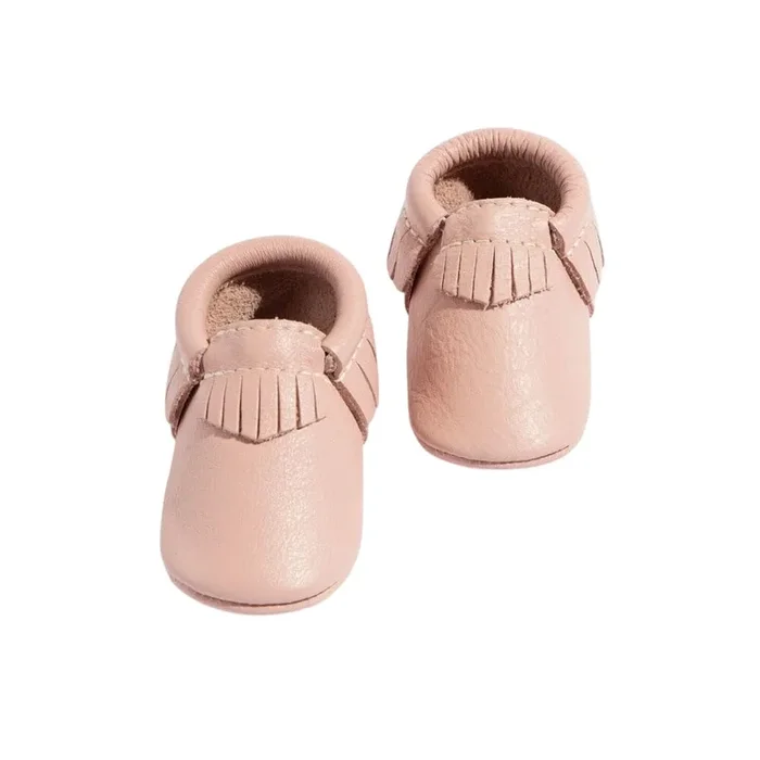 Blush Moccasin Baby Shoe