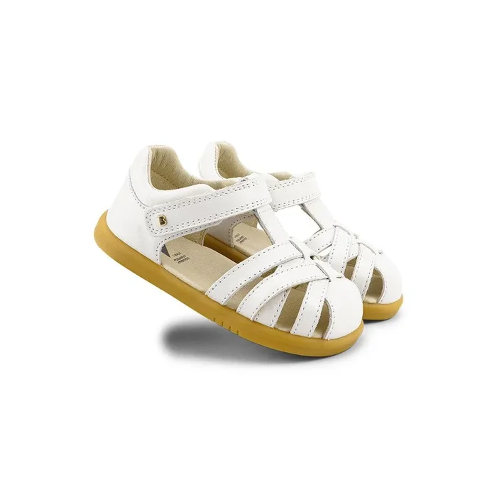 Bobux I-Walk Cross Jump Sandals – White