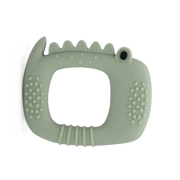Born to Be Wild Silicone Teether, Alligator