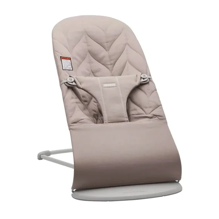 Bouncer Bliss – Sand Grey Petal Quilt Cotton