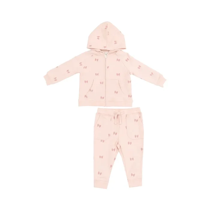 Bow French Terry Hoodie & Jogger