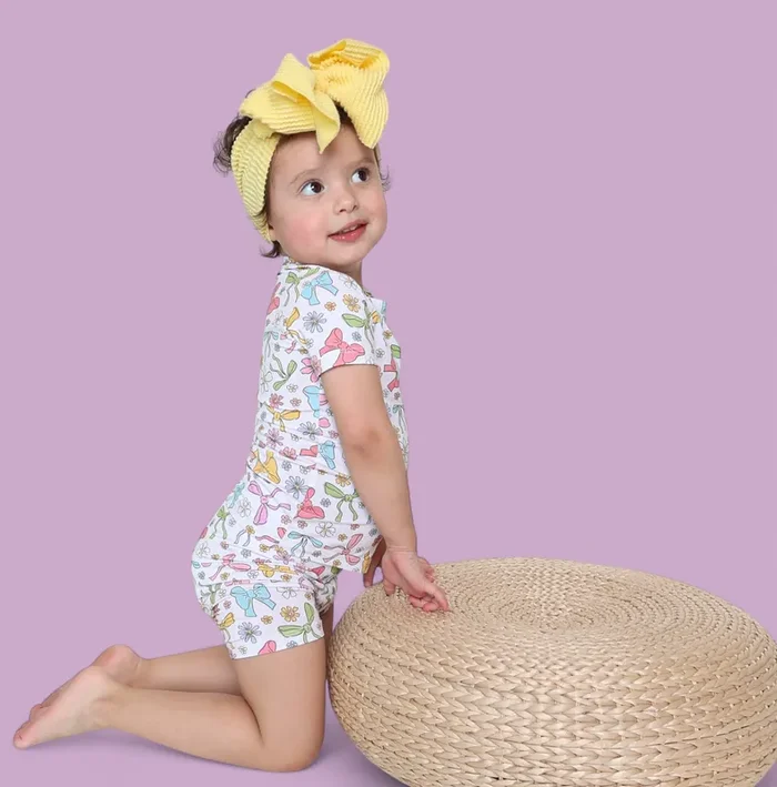 Bow Garden Dream Short Set