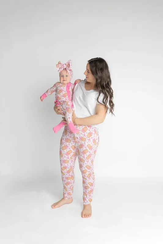 Bows And Brews Women’s Bamboo Pajama Jogger Pants