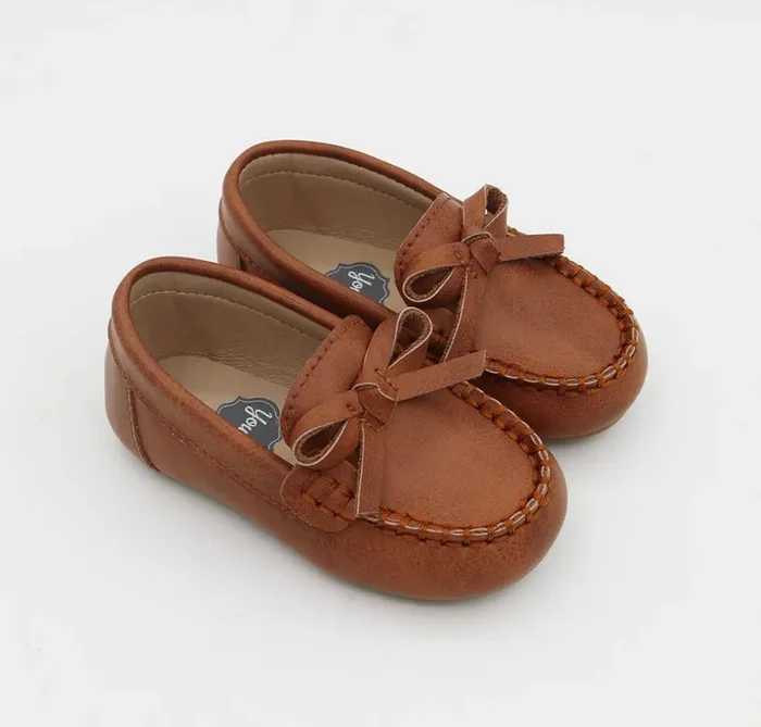 Boy Moccasins Brown