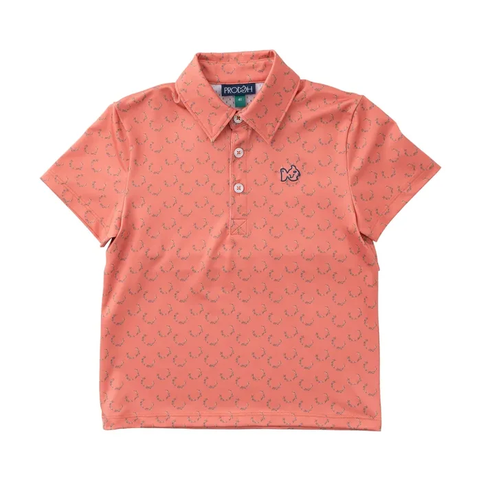 Boys Pro Performance Polo – Crabapple Antler