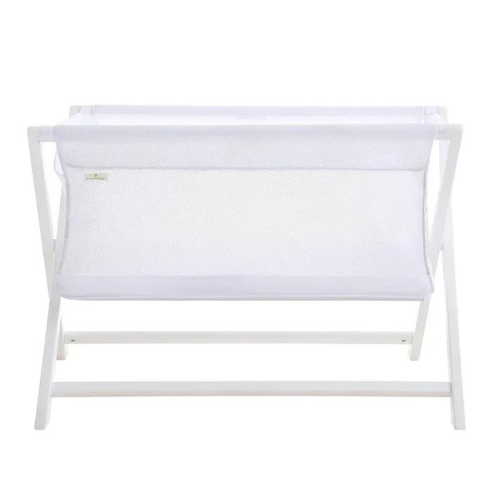 BreathableBaby Breathable Mesh Portable Bassinet – White