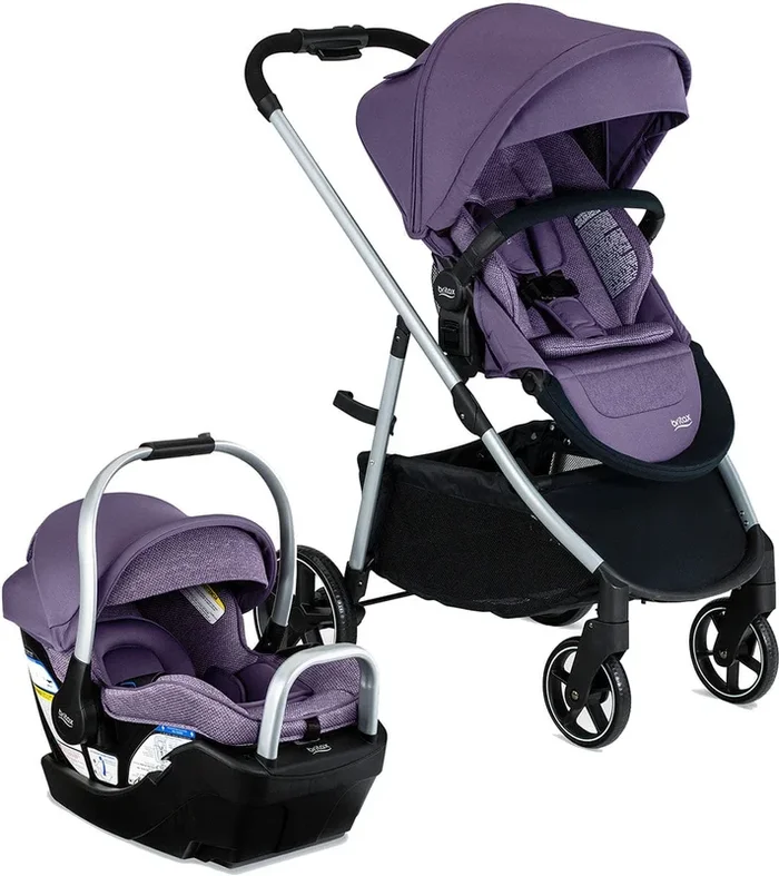 Britax Willow Grove SC Travel System – Pindot Iris