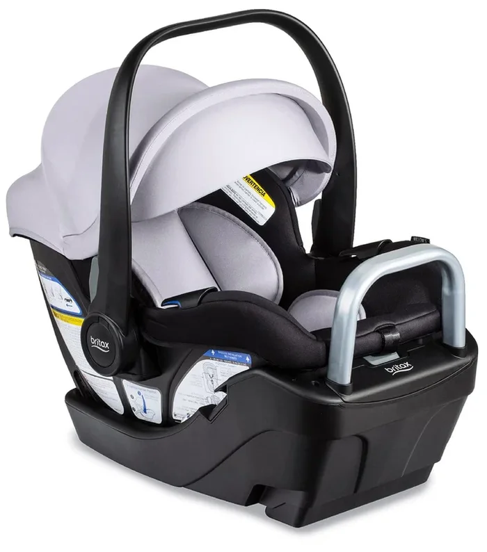 Britax Willow S Infant Car Seat with Alpine Anti-Rebound Base – Glacier Onyx