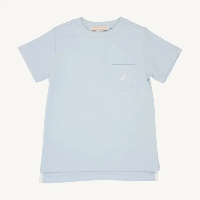 Buckhead Blue Carter Pocket Crewneck