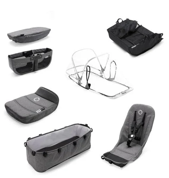 Bugaboo Donkey 2 Style Set – Grey Melange