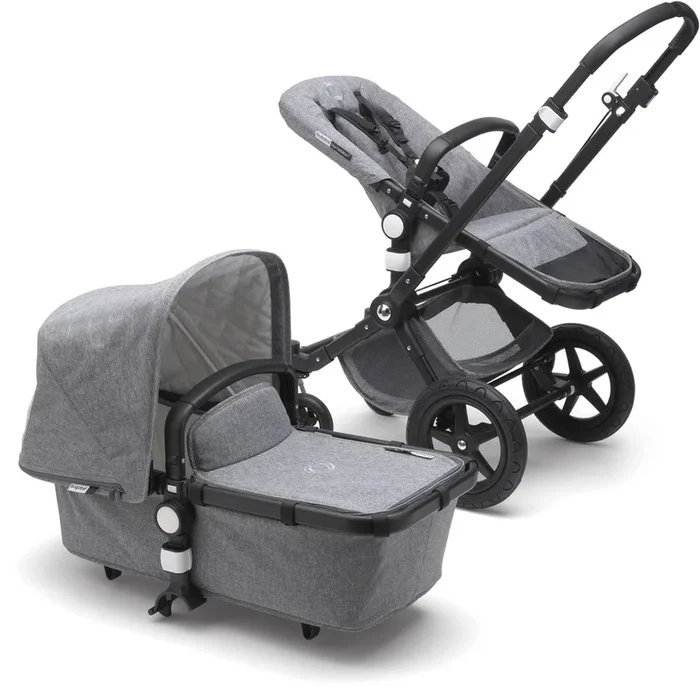 Bugaboo OPEN BOX Cameleon 3 Plus Classic Stroller – Black/Grey Melange
