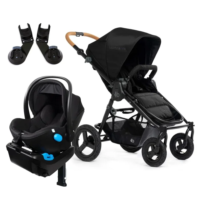 Bumbleride Era + Clek Liing Travel System Bundle – Black / Railroad Ziip