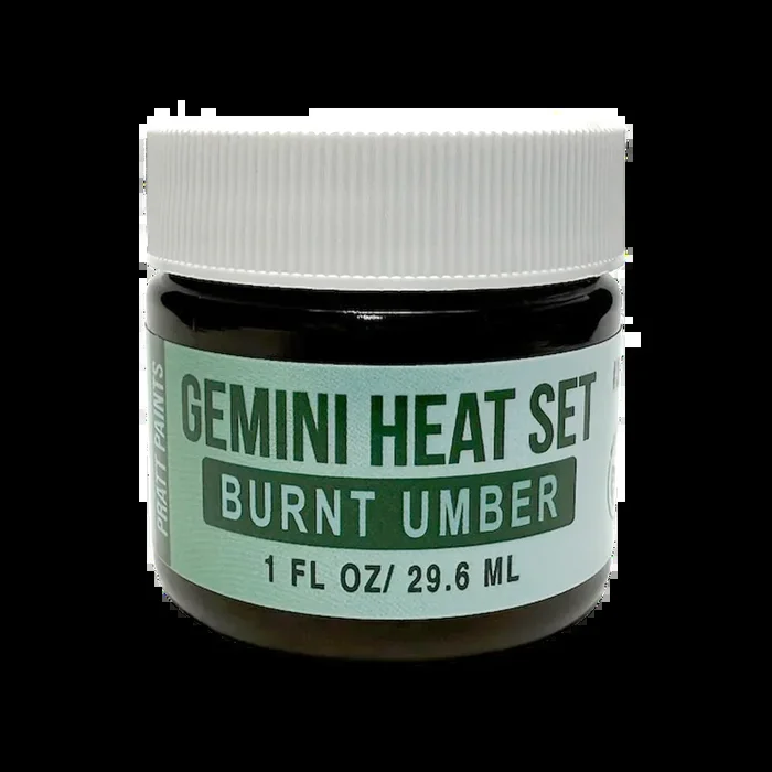 Burnt Umber – Gemini® Heat Set Paint – 1 oz – #2510