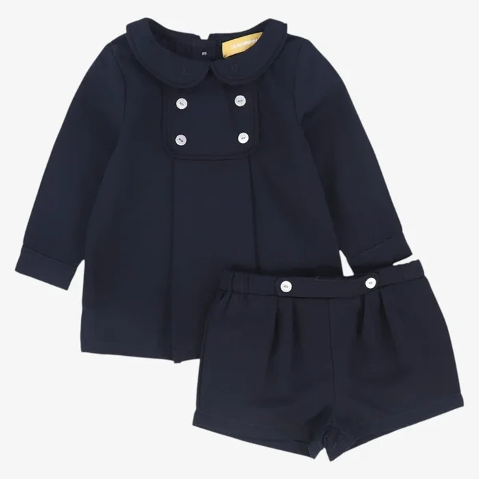 Button Detail Set – Navy