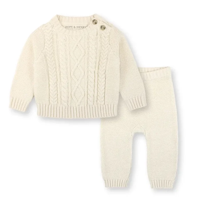 Cable Sweater And Legging Set