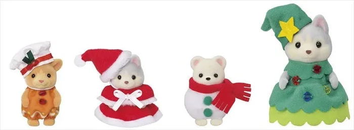 Calico Critters Happy Christmas Friends