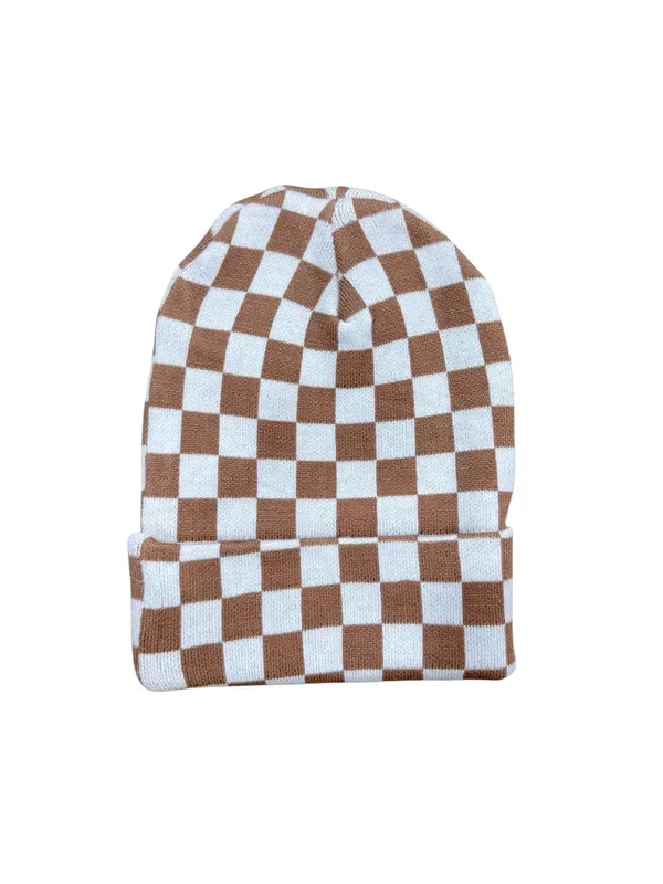 Camel Check Youth/adult Beanie