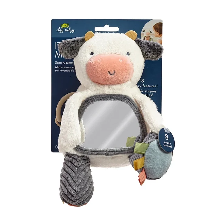Carmen the Cow Travel and Tummy Time Mirror