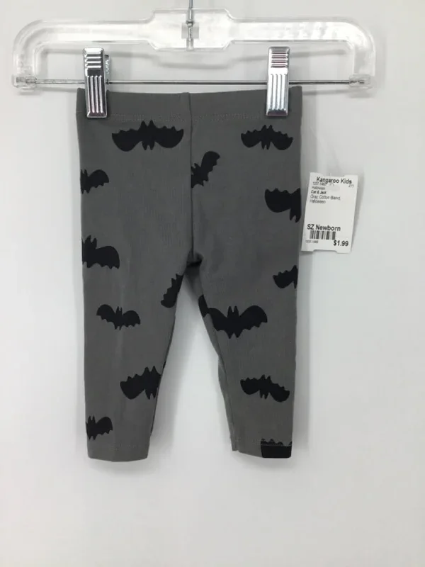 Cat & Jack Child Size Newborn Gray Halloween Pants
