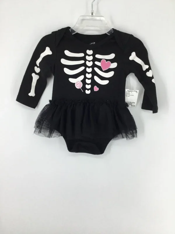 Celebrate! Child Size 3-6 Months Black Halloween Onesie