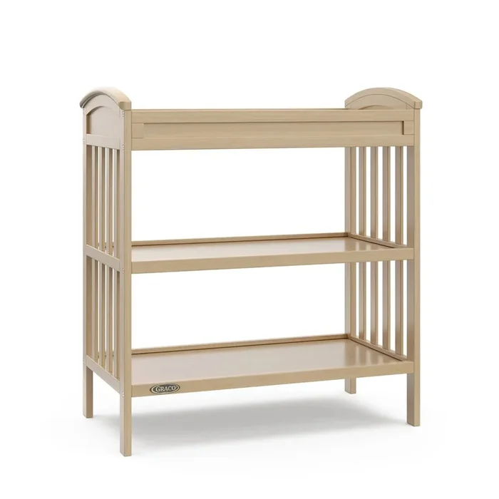 Changing Table with Water-Resistant Changing Pad – Driftwood