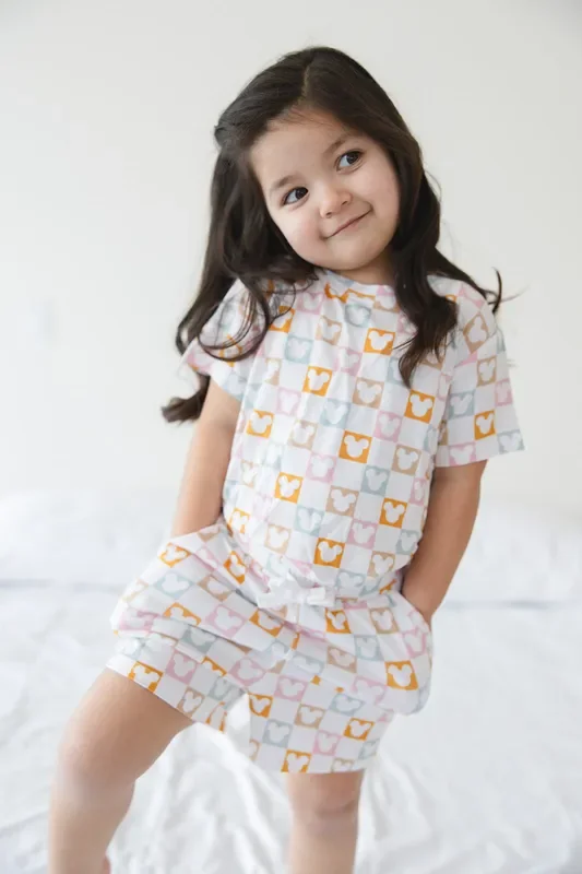 Checkerboard Charm – Pocket Short Set