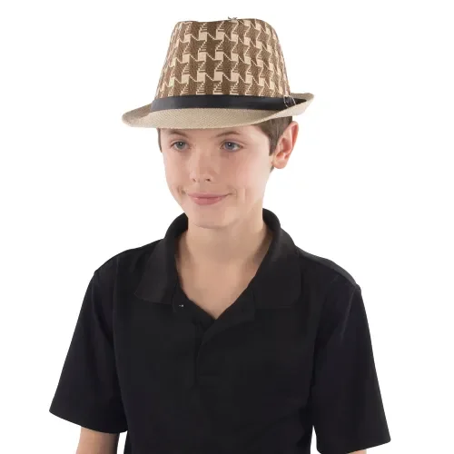 Checkerboard Fedora Hat