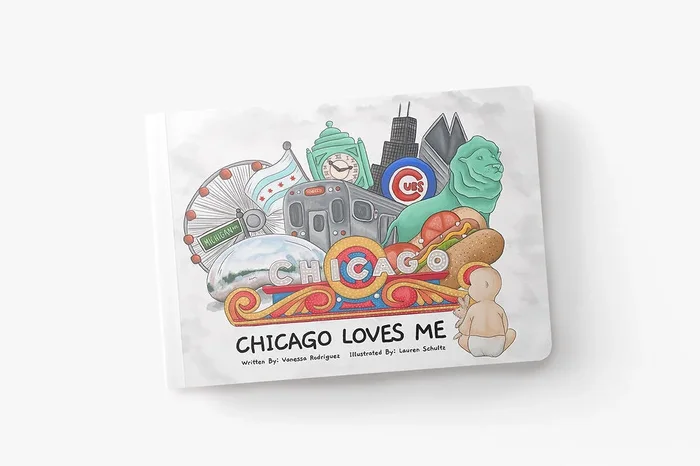 Chicago Loves Me Board Book