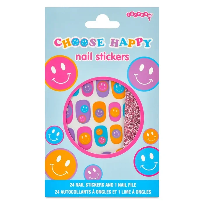 Choose Happy Nail Stickers & Nail File Set