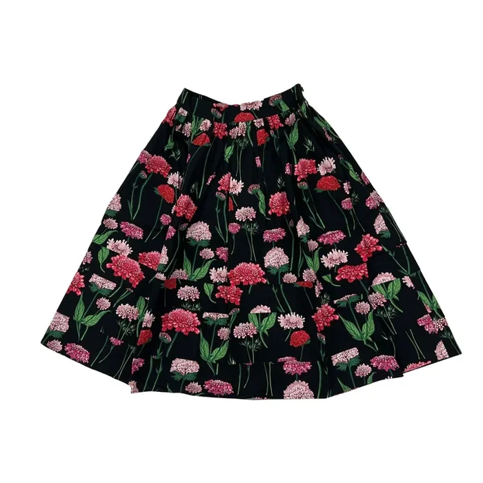Christina Rohde Floral Print Skirt No. 2205 115