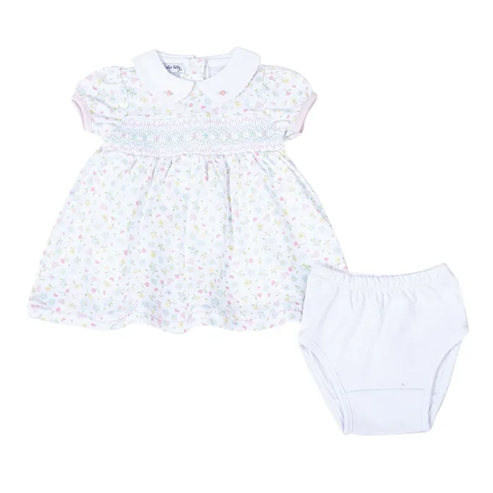 Clara’s Classic Smocked Collared Dress Set