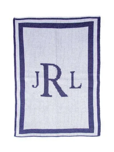 Classic Monogram Stroller Blanket