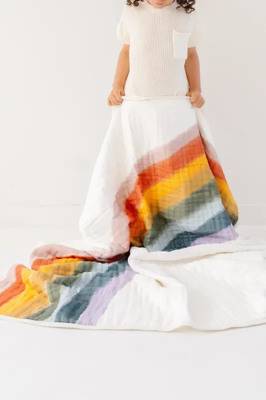 Clementine Kids Rainbow Connection Quilt