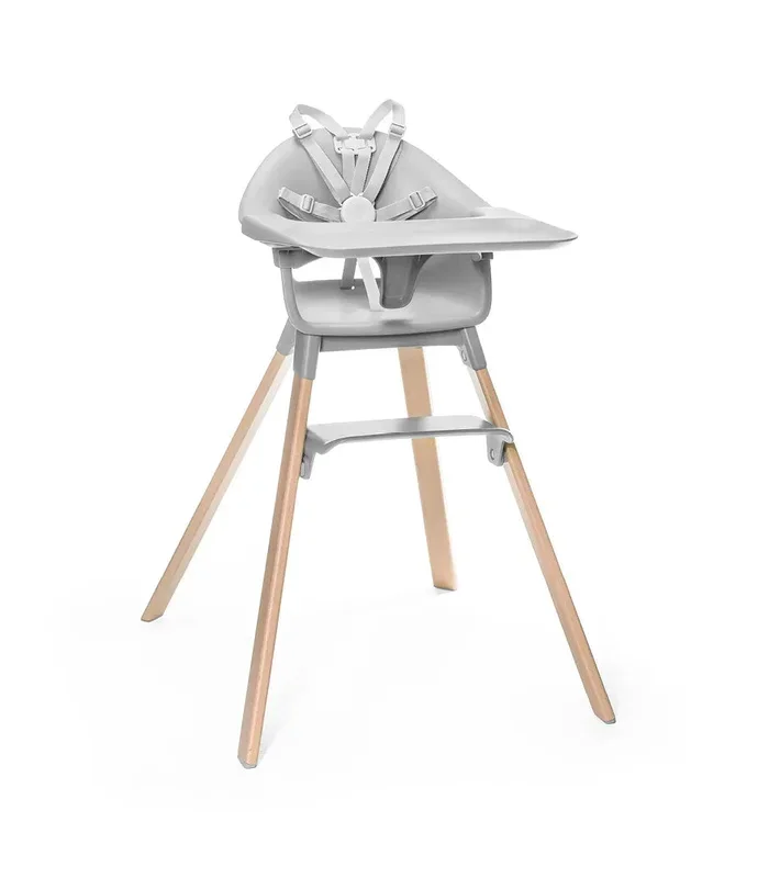 Clikk High Chair – Soft Grey