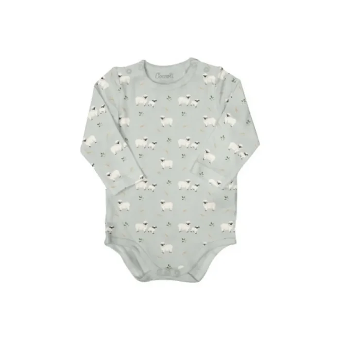 COCCOLI Modal Romper – Sheep on Mercury
