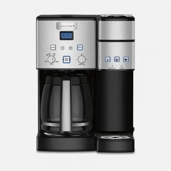 Coffee Center 12 Cup Coffeemaker and Single-Serve Brewer Stainless Steel