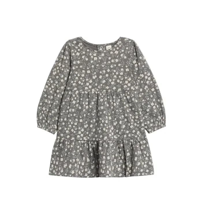 Colored Organics Sofia Long Sleeve Tiered Dress