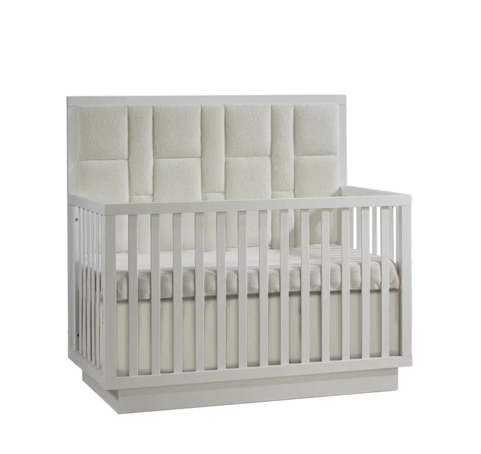 Como 5-in-1 Convertible Crib with Upholstered Panel