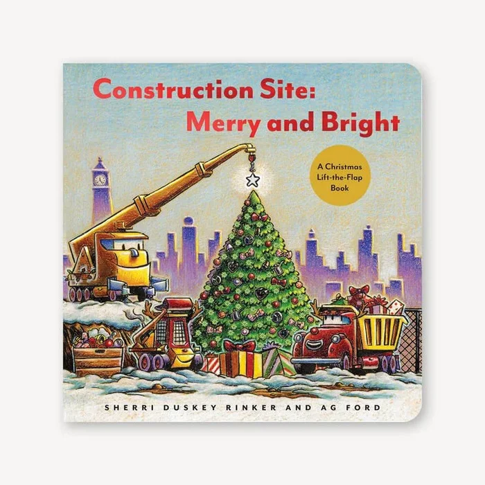 Construction Site: Merry and Bright Board Book