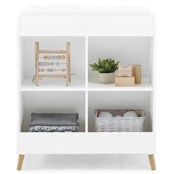 Convertible Changing Table and Bookcase – White
