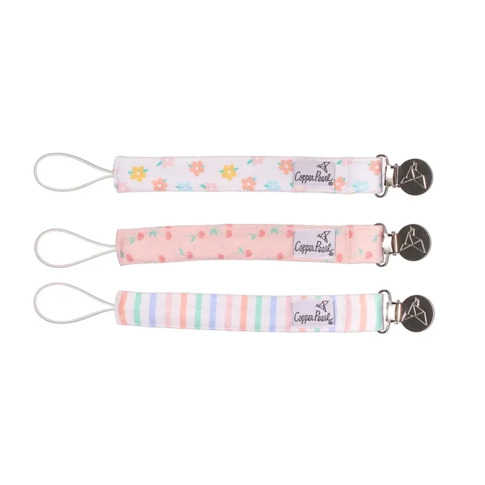 Copper Pearl Binky Clips | Cheery