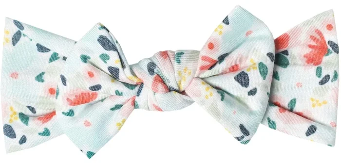 Copper Pearl Knit Headband Bow – Leilani