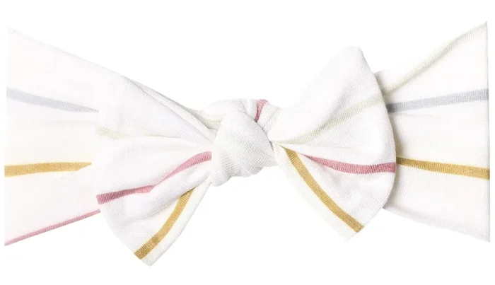 Copper Pearl Knit Headband Bow – Piper