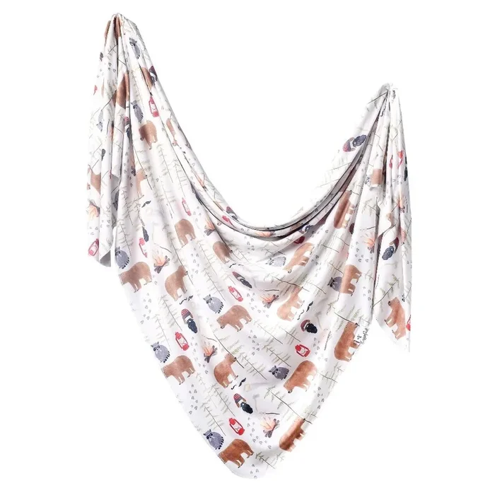Copper Pearl Knit Swaddle Blanket – Lumberjack