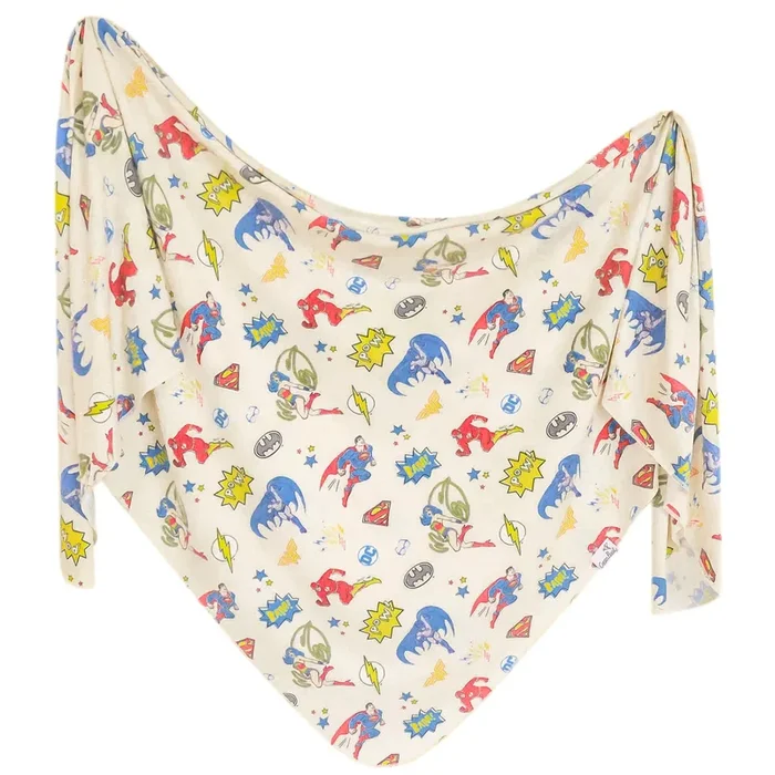 Copper Pearl Knit Swaddle Blanket | Justice League