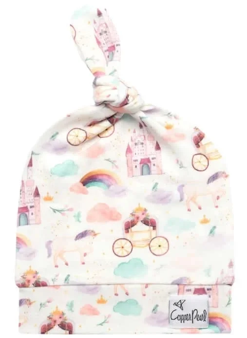 Copper Pearl Newborn Top Knot Hat – Enchanted