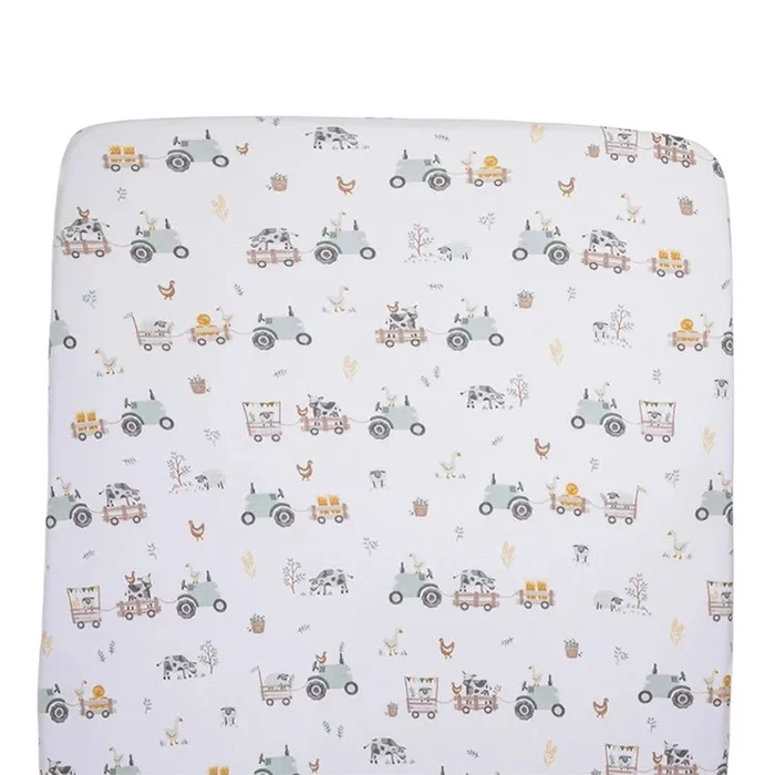 Cotton Jersey Fitted Crib Sheets