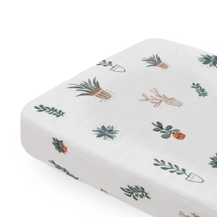 Cotton Muslin Changing Pad Cover – Prickle Pots