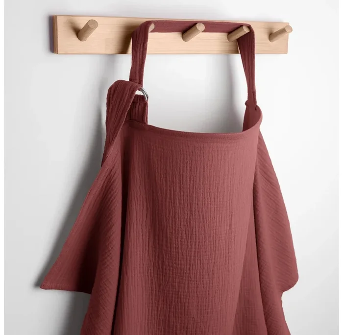 Cotton Nursing Cover – Wine
